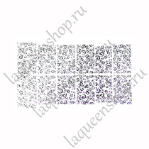 Слайдер-дизайн F004 (серебряный, пиксель)   